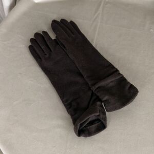 Vintage Ralph Lauren Elegant Brown Wool Cashmere Long Gloves